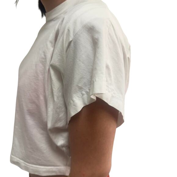 Isabel Marant XS Pleated Dolman Sleeve T-Shirt – Designer Minimalist Luxe Top - Picture 5 of 6